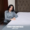 Plush Palace Extra Deep 30cm Quilted Single Mattress Protector, Hypoallergenic