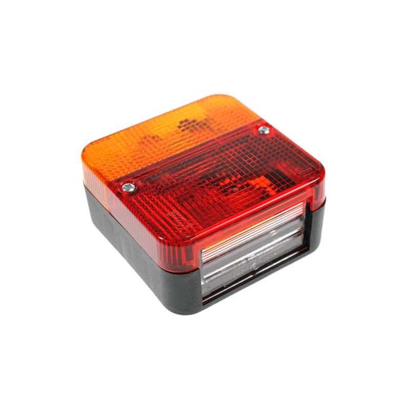 Maypole 12V Square Combination Lamp, 4 Function Stop; Tail; Indicator;