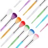 Healvian 7pcs Nail Art Dust Brush Set Professional Nail Cleaning