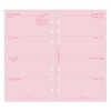 Filofax Personal week on two pages Pink English 2026 diary