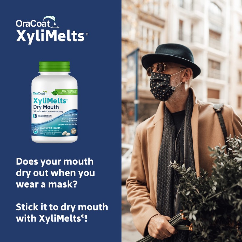 Oracoat XyliMelts for Dry Mouth Night Time or Day -
