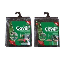 Simply Products Waterproof Umbrella Parasol Cover, Rotary Line Cover Outdoor Garden Patio Shield (Parasol and Rotary Covers)