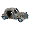 SUPVOX Aquarium Car Wreck Decoration Creative Resin Fish Tank Ornament