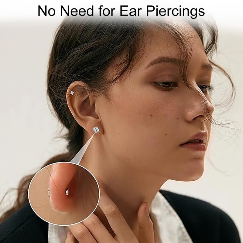 Stainless Steel Magnetic Stud Earrings, Men's Magnetic Earrings, Stainless Steel