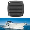 3in Marine Air Vent Grille Ventilation Ducting Louver Cover Black