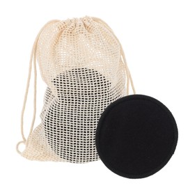 Mikinona Makeup Removing Pads Reusable 16 Pack Washable Cleansing Pads Face Cleaning Tools Bamboo Cotton for Deep Pore Clean