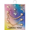 Crocs Jibbitz Elevated Metal and Jewel Shoe Charms, Cool Girl