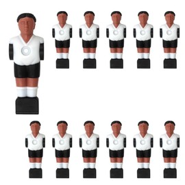 POFET Pack of 12 Table Football Football Man Guy Player – Table Football Accessories – Perfect for Players Tournament Replacement Parts White