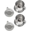 2 Sets Vietnamese Coffee Filter Stainless Steel Coffee Pot Drip