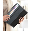 Sooez Accordion File Organizer with Safe Zipper, 12 Pocket Expanding