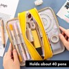 Pencil Case Large Capacity Pencil Pouch Box Stationery Zipper Pocket