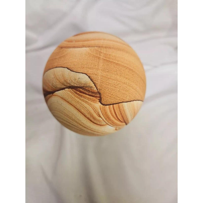Beautiful Natural Sandstone Sphere - from Arizona Sierra, USA -