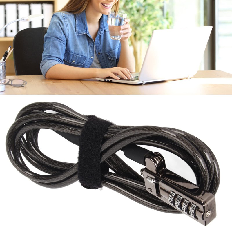 Dell Laptop Lock, Computer Laptop Cable Lock with 4 Digit
