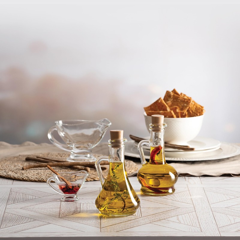 Dajar Gravy Boat Glass, Transparent, 19 x 8.8 x 11