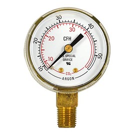 GSParts 2" x 50 CFH Welding Regulator Repair Replacement Gauge 1/4 NPT For Argon, US-017