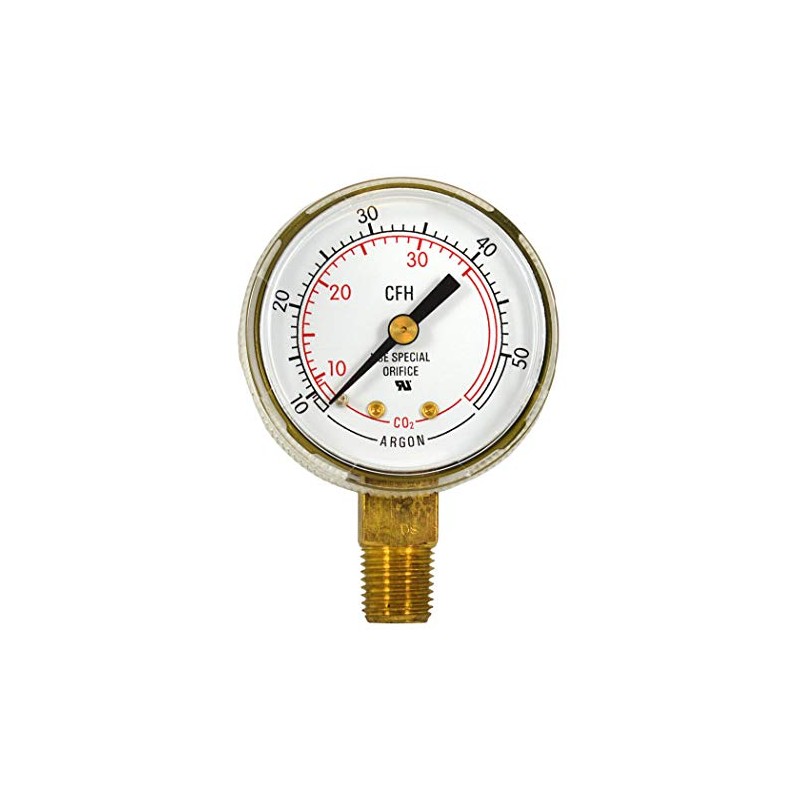 GSParts 2" x 50 CFH Welding Regulator Repair Replacement Gauge