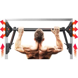 Pull Up Bar/Chin up bar Upper Body Workout Bar | Super Load-Bearing, Dual Security Locking Fitness Strength Training Equipment
