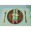 40Pcs Tropical Hibiscus Floral Greenery Paper Napkins, 6.5in