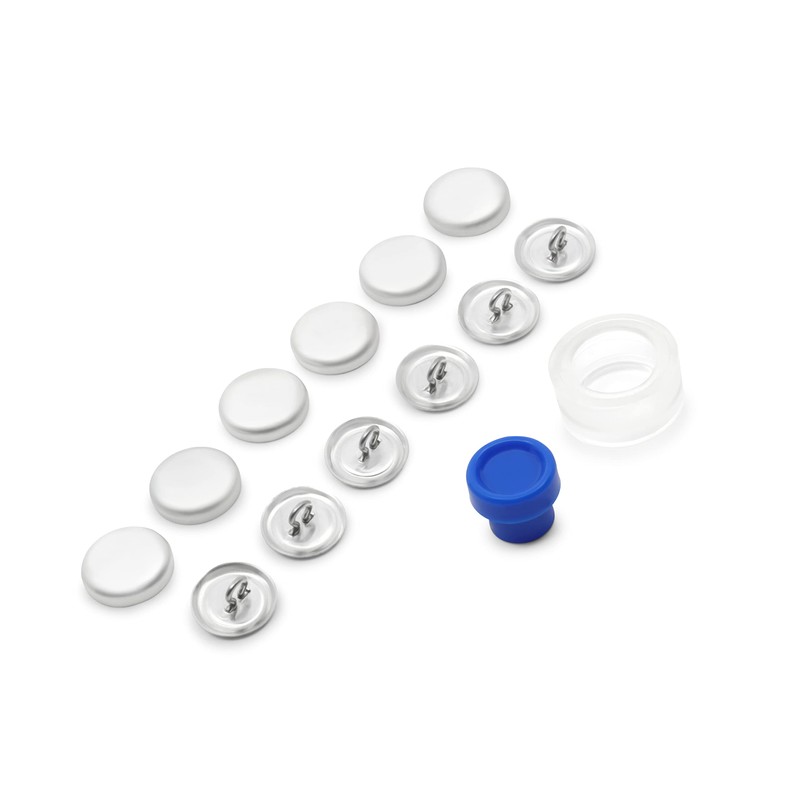 Dritz 14-24 Cover Button Kit with Tools, Size 24 (5/8-Inch),