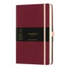 Castelli Milano AQUARELA Black Cherry Notebook 13x21 cm Striped Hard