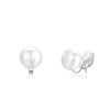QUKE Elegant Freshwater Pearl Clip On Earrings Not Pierced Jewelry