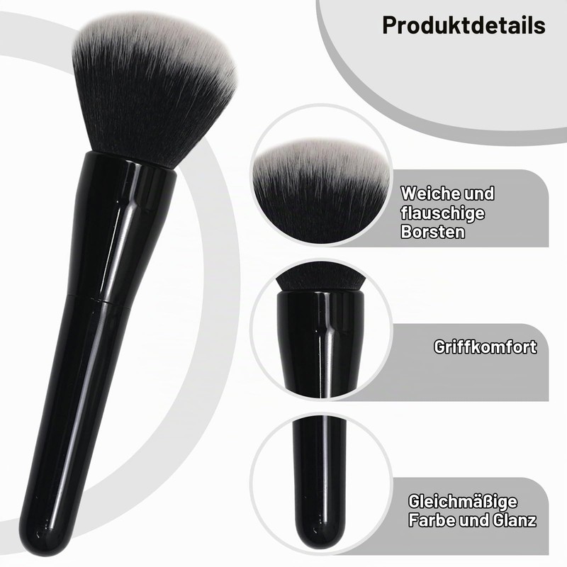 Mezrkuwr Large Powder Brush, Foundation Brush, Professional Makeup Brush for