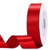 VATIN 25 Metres Satin Ribbon Red 25 mm Ribbon Gift