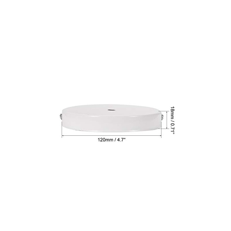 sourcing map Lamp Metal Ceiling Canopy, Retro Light Canopy Set,