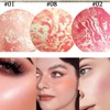 KARLOR Blush Powder Blush Compact Blush Make Up Baked Blush