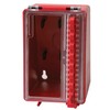 Brady Wall-Mount Group Lock Box for Lockout/Tagout, Plastic