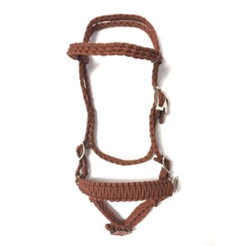 pony bitless bridle pony tack Brown side pull hackamore