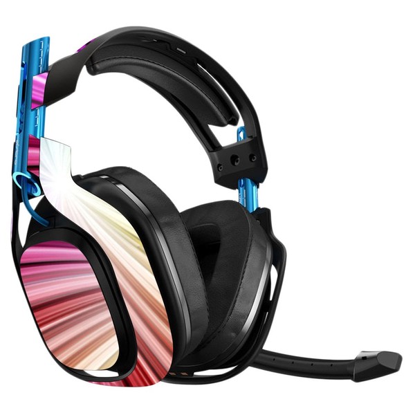 MightySkins Skin Compatible With Astro A50 Gaming Headset - Rainbow