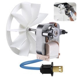 Gulfmew Universal Bathroom Vent Exhaust Fan Motor Replacement, Electric Motors Kit Compatible with Broan-NuTone 120V 50CFM, with Blower Wheel(1 Pack)