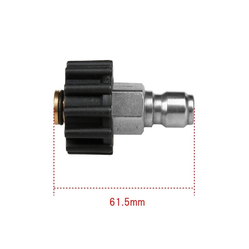 HOTEISON High Pressure Washer One-Touch Coupler 3/8 M22 / Ryobi