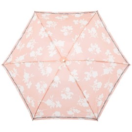 Moonbat Lanvin Collection Rainy Folding Umbrella, Lightweight, 21.7 inches (55 cm), Satin Print, Pink 4522408909960 Women's, 21-083-10525-02-31-55, Pink, Rib-length 21.7 inches (55 cm), Pink