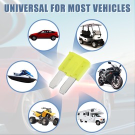 X AUTOHAUX 30pcs Blade Style Fuses 20A Blade Style Fuses for Automotive Car