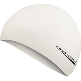 Aqua Speed Swimming Cap Waterproof Swimming Cap for Men and Women Swimming Cap Green Swimming Cap White 05 Soft Latex