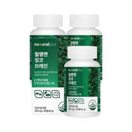 Blood & Ginkgo Brain 90 tablets, 3 boxes (9 months supply), 3 boxes / 혈행앤 징코 브레인 90정 3박스(9개월분), 3박스