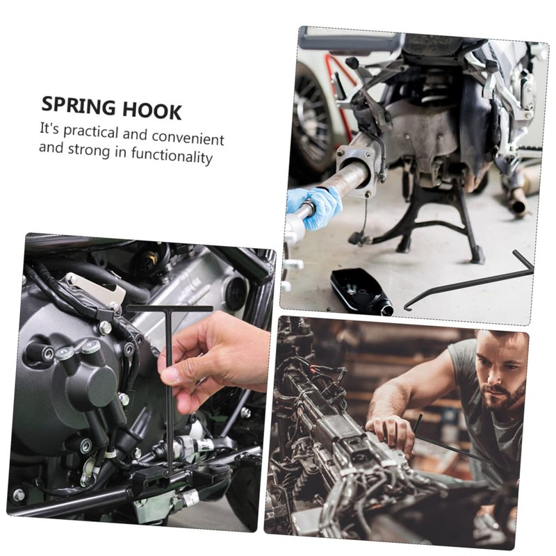ULTECHNOVO 2pcs Motorcycle Exhaust Spring Hook Tool Heavy-Duty Puller for
