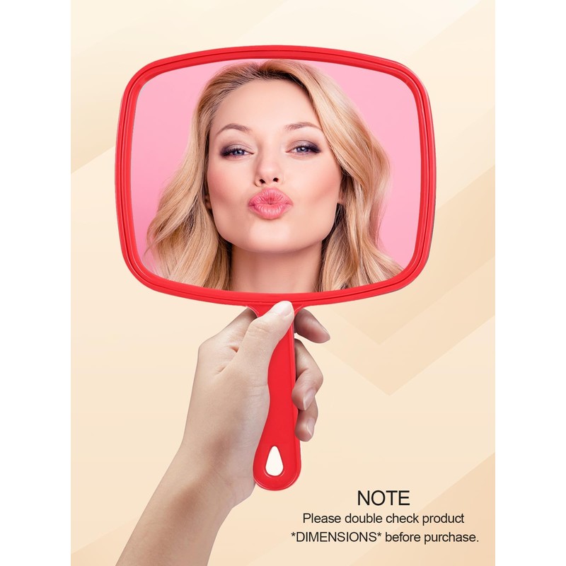 Gladmart Hand Mirror Salon Barber Hairdressing Handheld Mirror with Handle