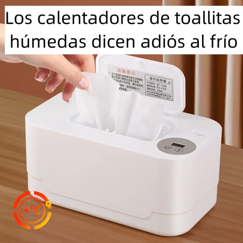 Calentador De Toallitas Húmedas Con Luz Para Bebés