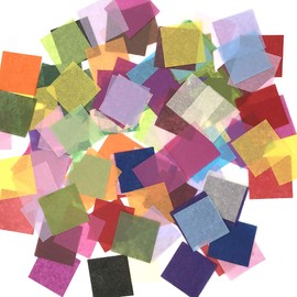 Anvin 3000 Pcs Tissue Paper Squares 2 Inch x 2 inch Rainbow Tissue Mosaic Squares for Arts Crafts DIY Projects Scrunch Art Classroom Activities and More- 30 Assorted Colors