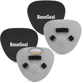 BaseGoal Softhands Foam Fielding Trainer Quik Hands Batting Baseball Infield Practice Two-Hands,4 Packs (Grey)