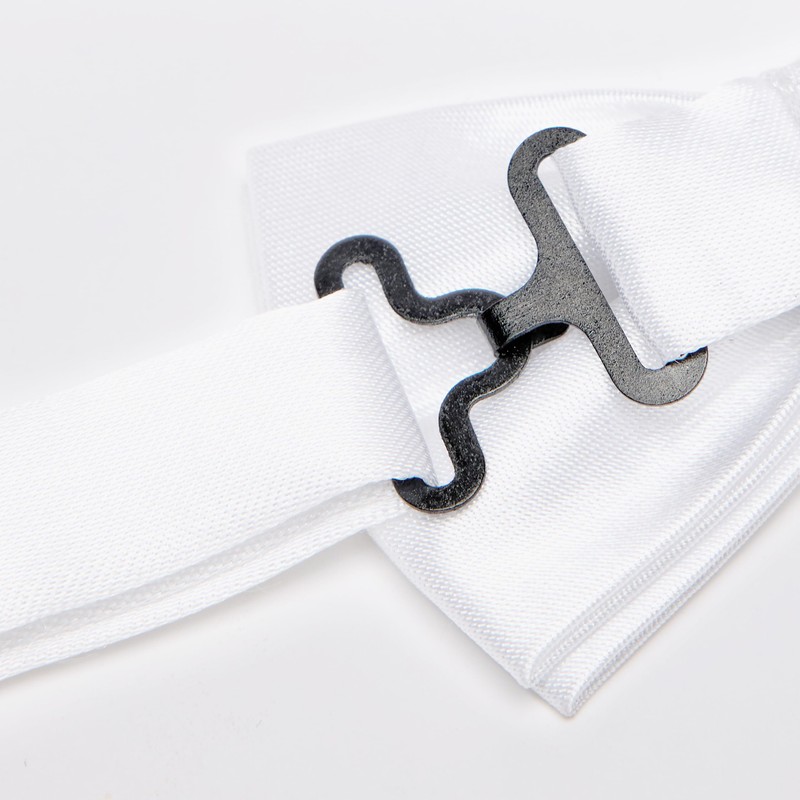 Ladeheid Children's Boys Bow Tie - Pre-Tied Adjustable Band, Shiny
