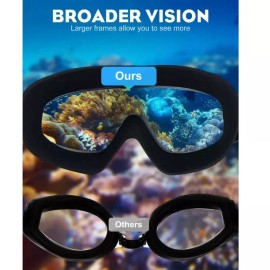 Unbranded 2Pcs Swimming Goggles Pool Swimming Goggles Anti-fog Coating for Adults & Kids