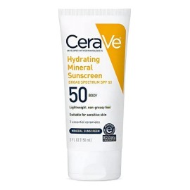 Ceravé Bloqueador Protector Solar Mineral Corporal Hidratante 50 fps 150ml