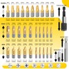 33 PCS Screw Extractor Set, HSS 6542 Titanium Stripped Screw