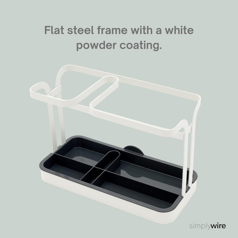 simplywire – Sink Tidy/Caddy – Retro Flat Wire Kitchen Sink
