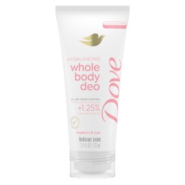 Dove Whole Body Deo Deodorant Cream Raspberry & Rose Aluminum Free 2.5 oz