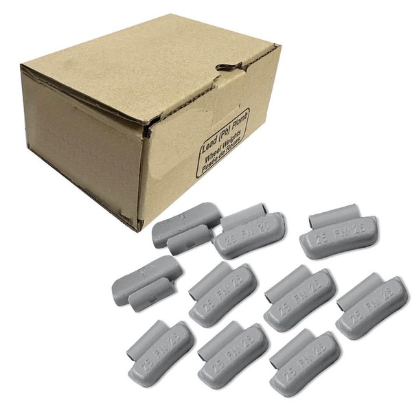 Wheel Weights FN Type Lead Clip On Coated - 25